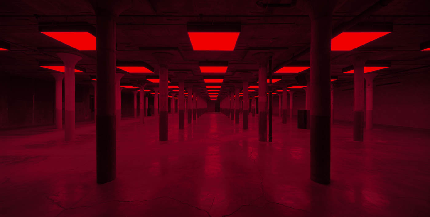 Bass by Steve McQueen at DIA Beacon, lit with Visiolite Vibrance